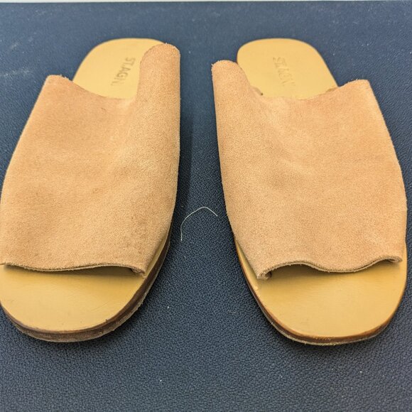 St Agni Suede Leather Sandals (Clay) - Picture 10 of 15